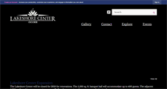 Desktop Screenshot of ocoeelakeshorecenter.com